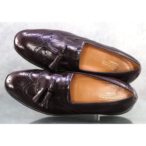 Johnston & Murphy Heritage Men\'s Kiltie Tassel Loafers Dress Shoes Sz 11 D 32733 main image 9